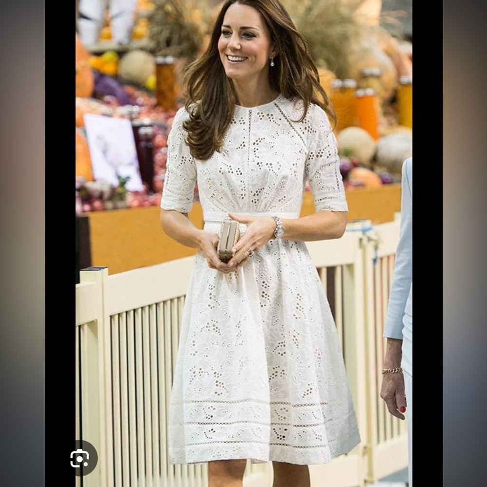 Zimmerman White Lace Dress ASO Kate Middleton Princess of Wales
